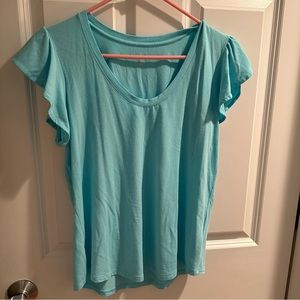 Lilly Pulitzer teal short sleeve